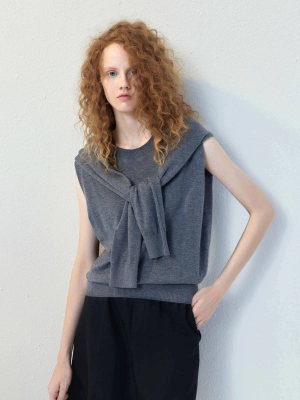 Wool Sleeveless Top