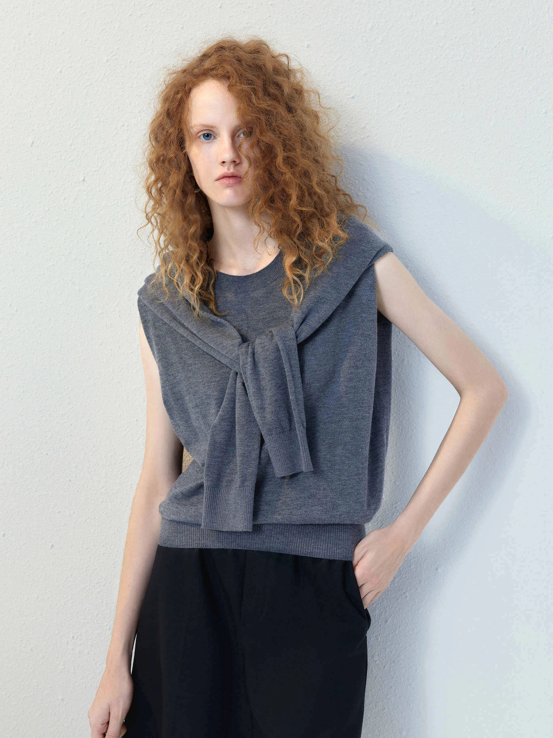 Wool Sleeveless Top