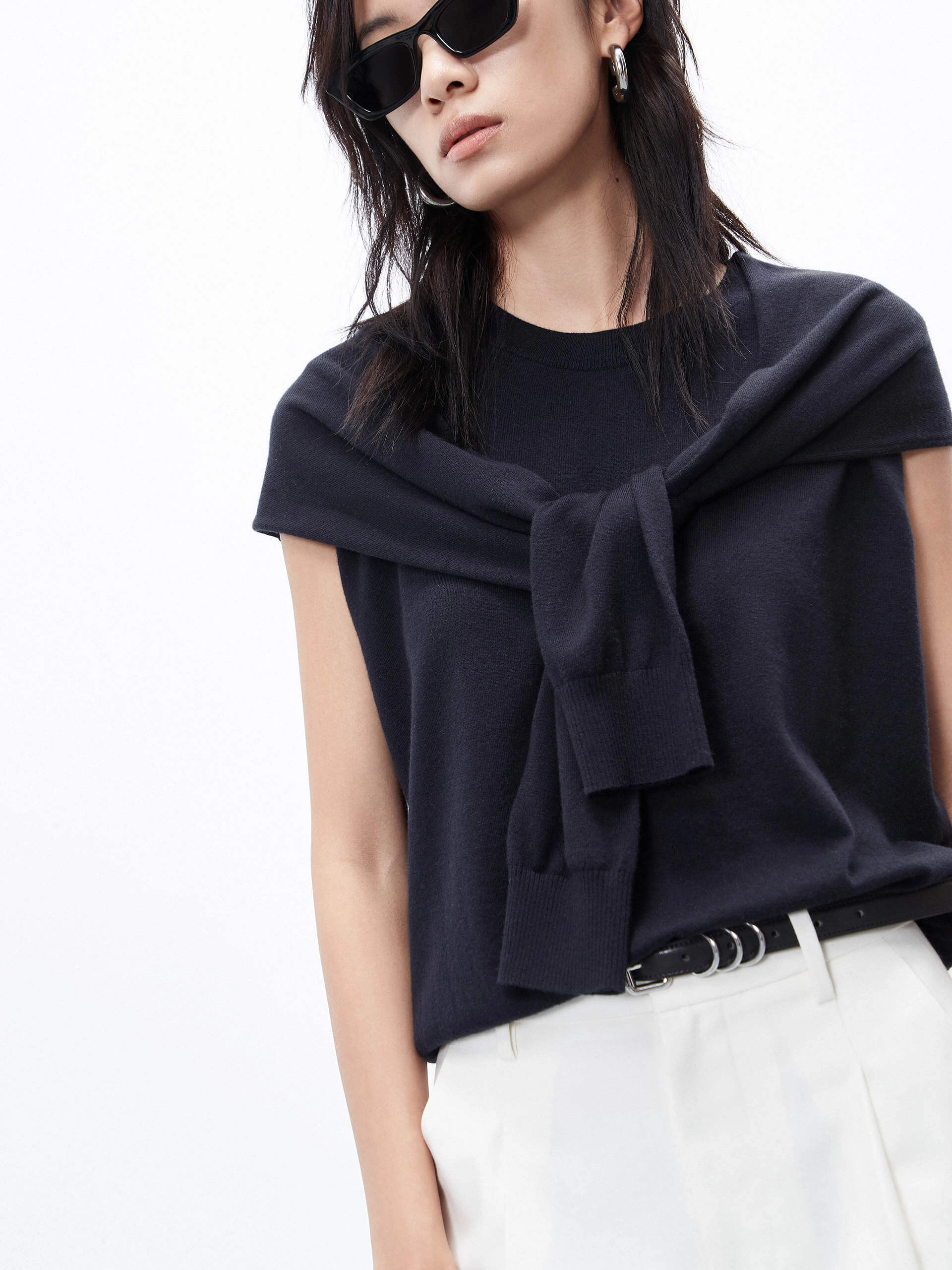 Wool Sleeveless Top