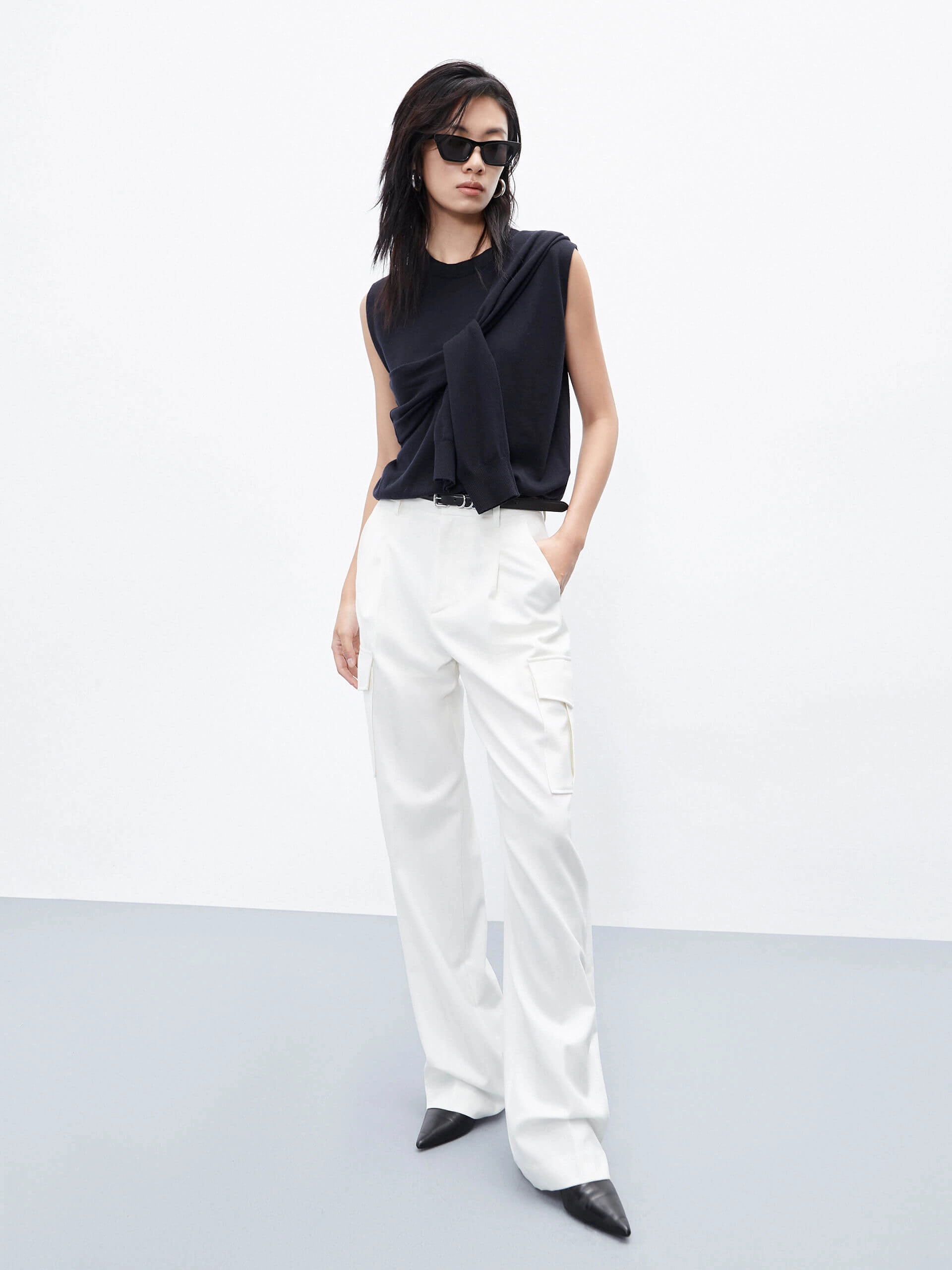 Wool Sleeveless Top