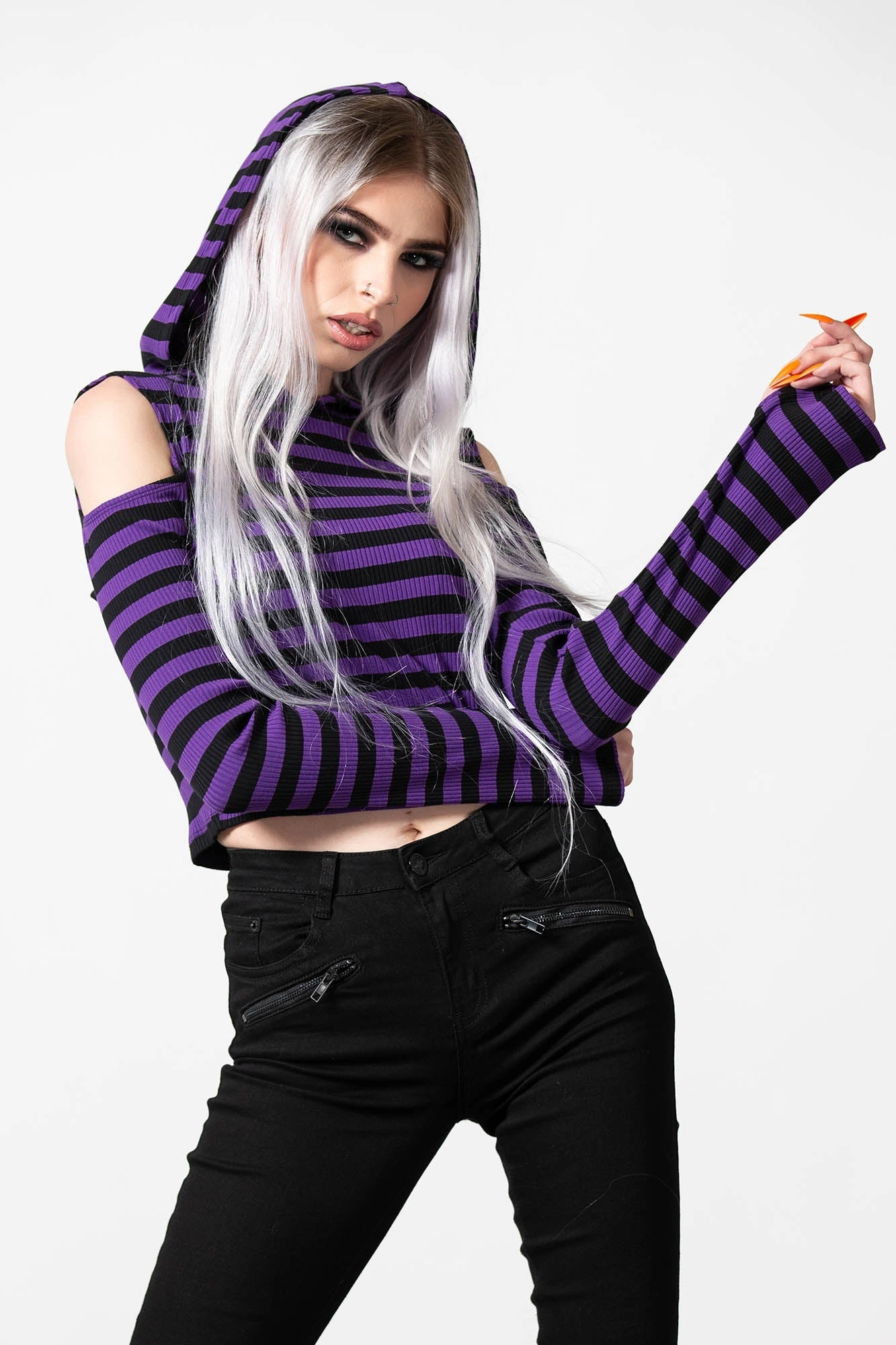 Zephyr Hooded Top [PURPLE]