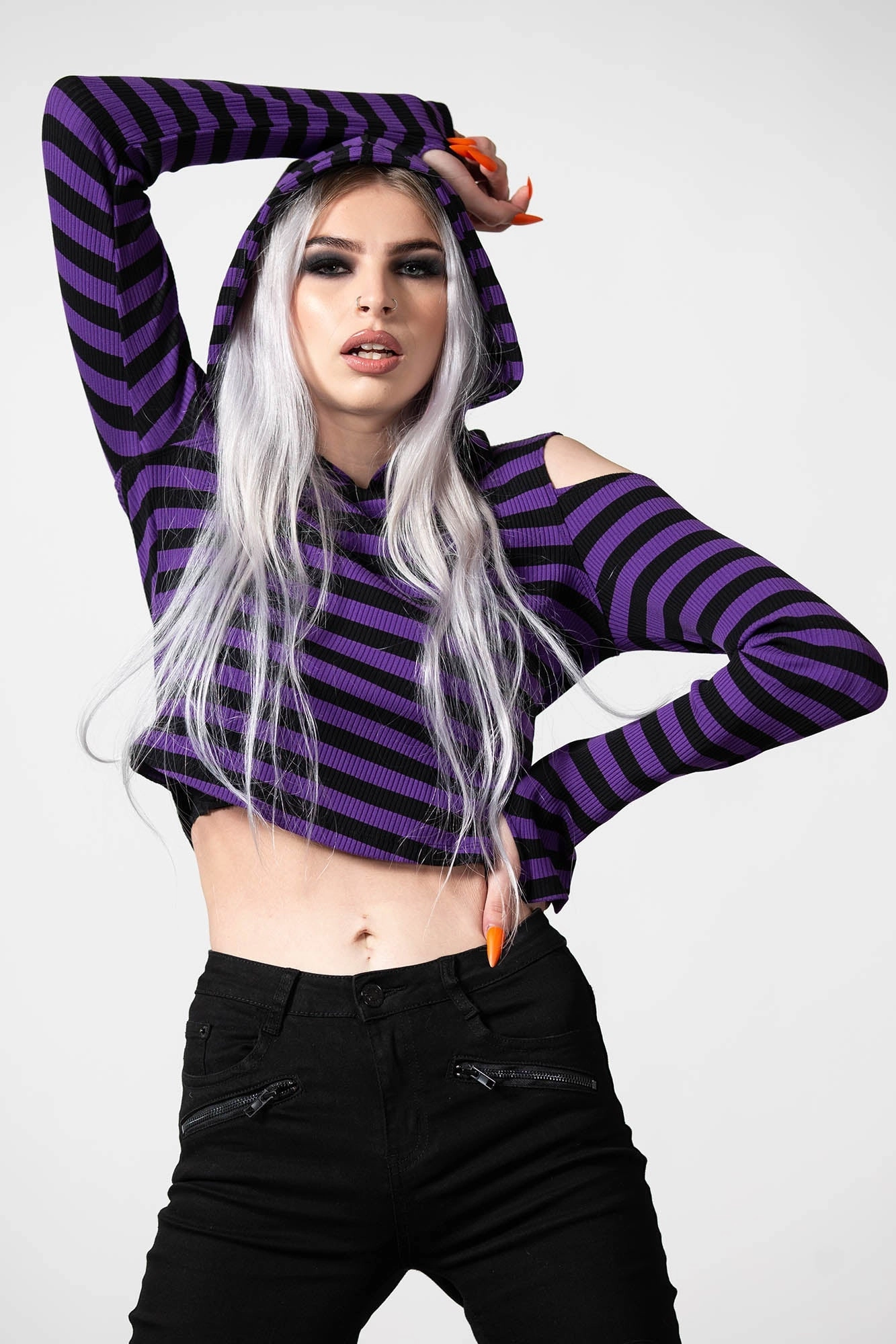 Zephyr Hooded Top [PURPLE]