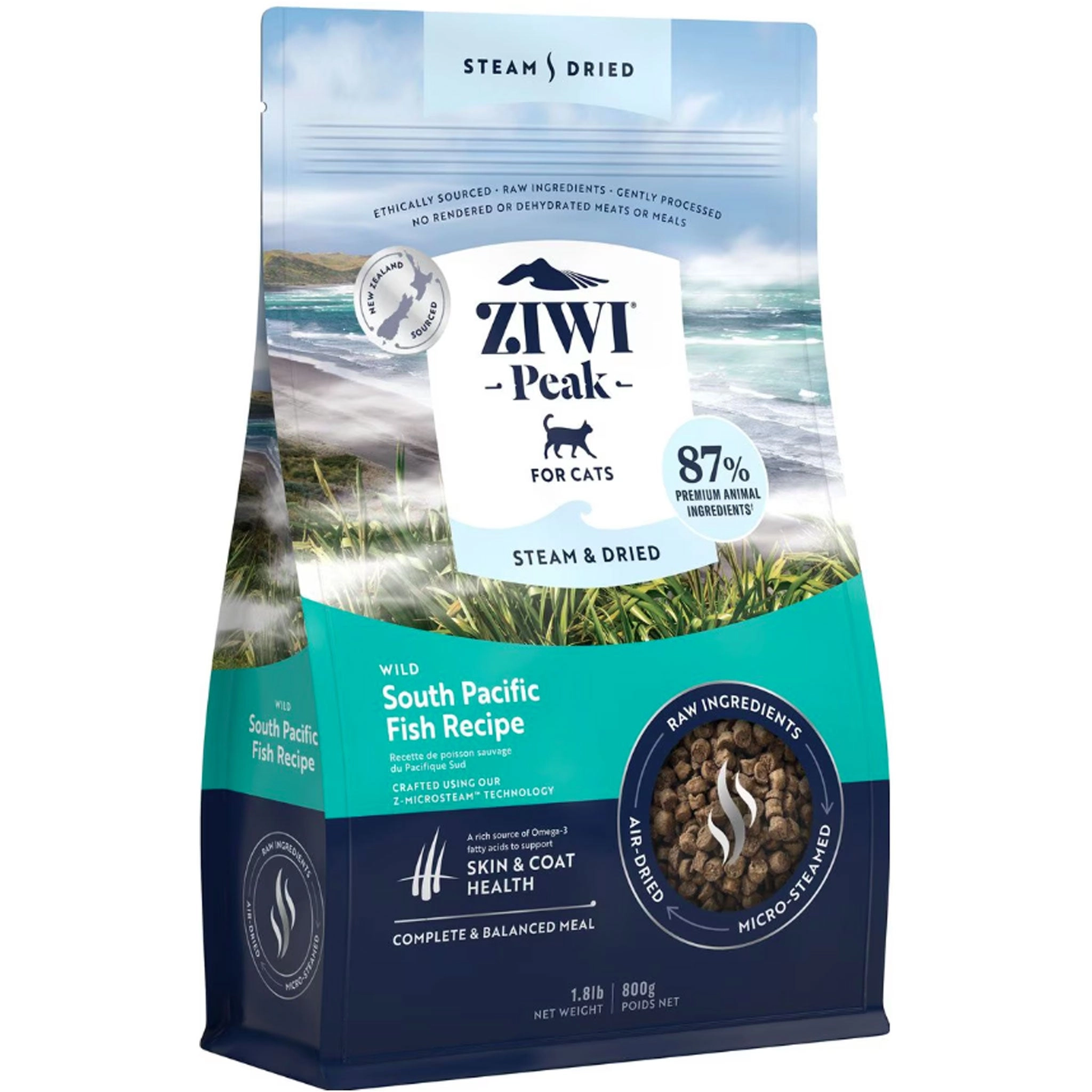 Ziwi Peak Steam & Dried Fish Cat Food