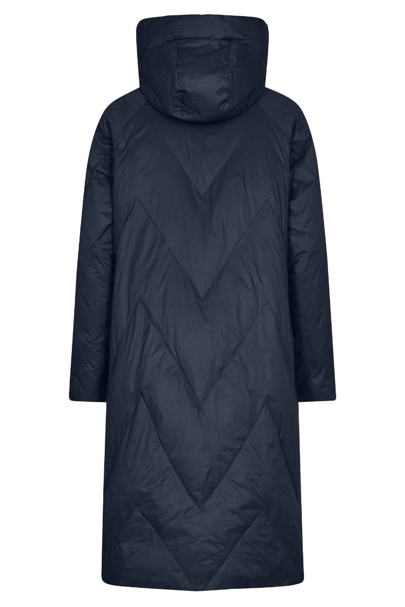 Zola Down Jacket | Salute Navy | Frakke fra Mos Mosh